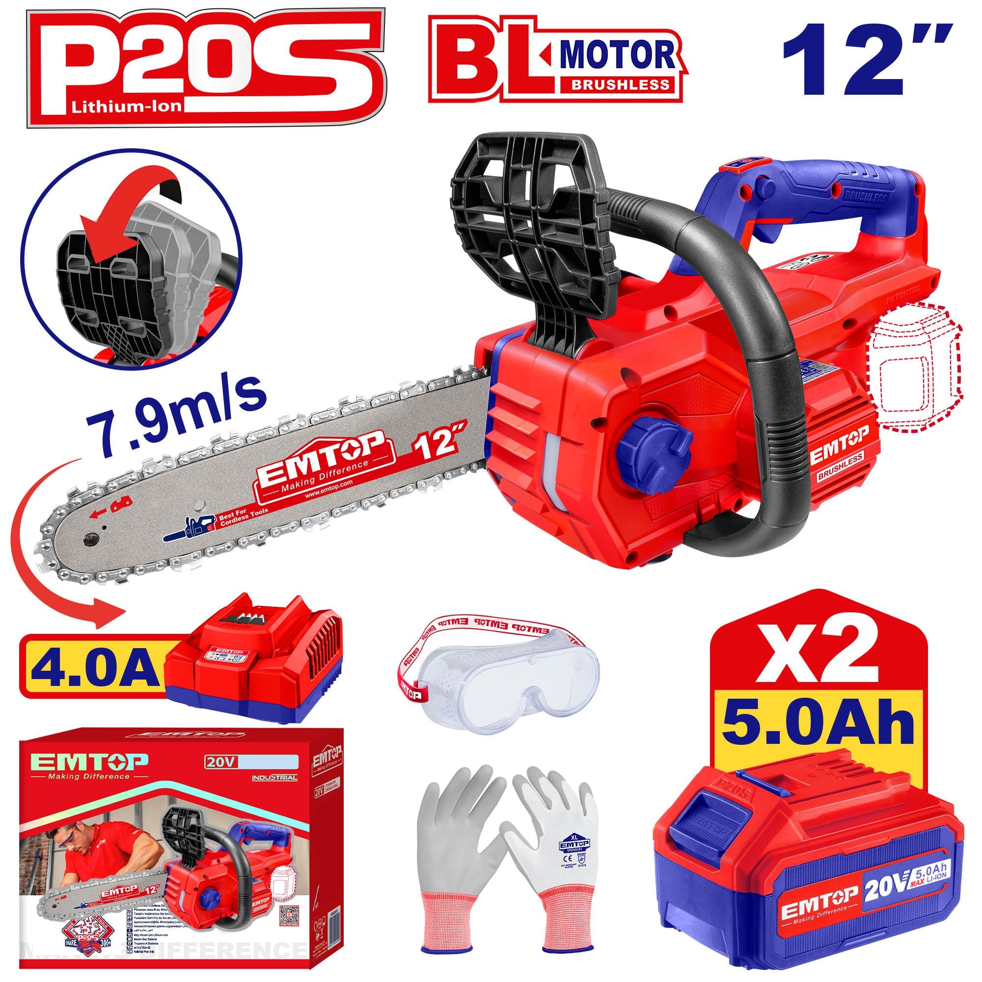 ELGA201286 Cordless chain saw