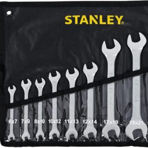 Stanley, STANLEY-COMBINATION  SPANNER SET 14PC (8, 9, 10, 12, 13, 14, 17, 19, 21, 22, 24, 27, 30,  32mm)