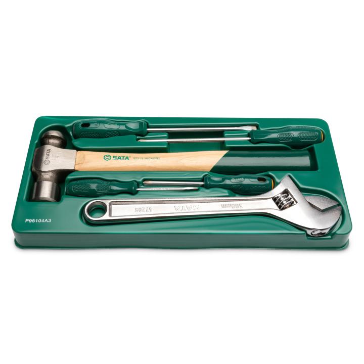 SATA, 70 Pc. 1/2" Drive 6 Point Metric Cantilever Tool Box and Tray Set - Image 8