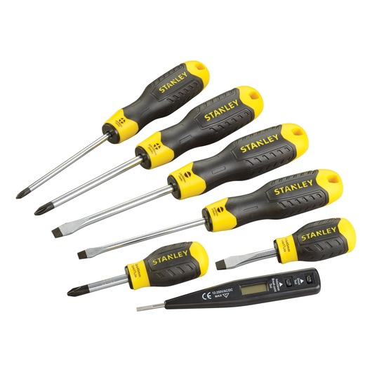 Stanley, X 75mm, PH #2 X 150mm 6 pcs Set - Flared 5mm X 100mm, 6.5mm X 45mm, 6.5mm X 150mm, PH #1 X 75mm, PH #2 X 45mm, PH #2 X 100mm +