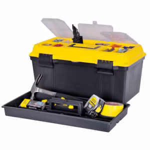 Stanley, 22 inch organizer on lid with clear  cover Internal tray