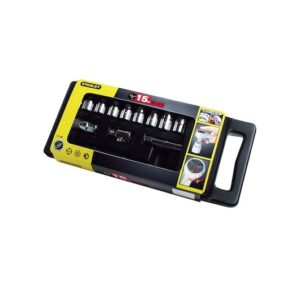 Stanley,  15-Piece 1/2'' Set  8 - 10- 11 - 12 - 13 - 14 - 15 - 16 -  17 - 19 - 22mm