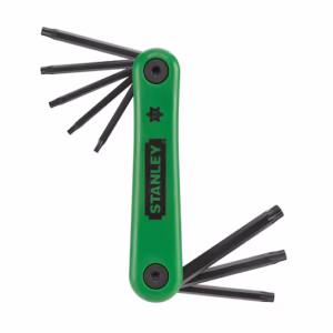 Stanley,  8-pieces Male Torx Key Set  T9 - T10 - T15 - T20 - T25 - T27 -  T30 - T40