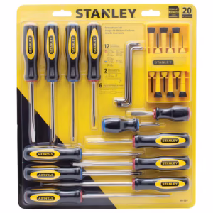 Stanley, 20PC Stanley Screw driver