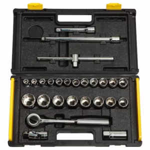 Stanley,  SOCKET SET 1/2 SQ. DR 27PC-1/2''