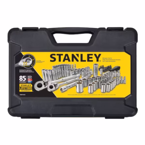 Stanley, 85pcs ¼- 3/8 6PTS std and long  SAE/metric socket sets
