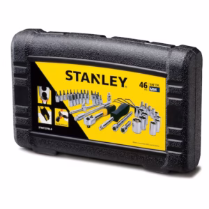 Stanley, 46pcs ¼ 6pts metric socket set