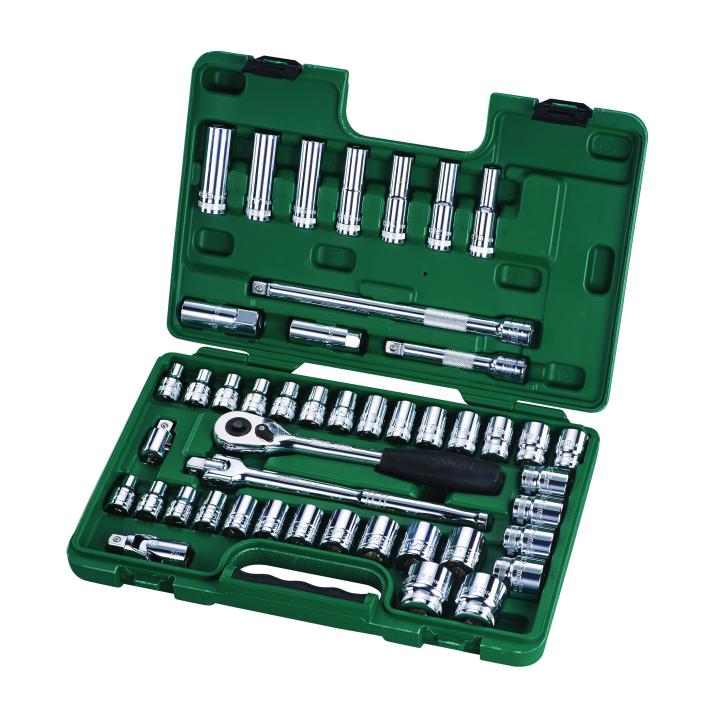 SATA, 46PC 1/2 DR. SOCKET SET MM/SAE - Image 7