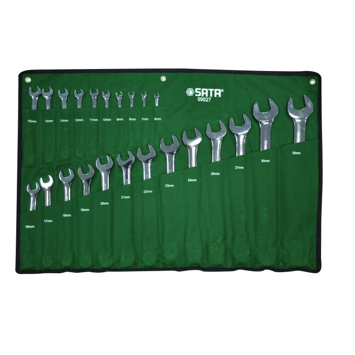 SATA, 23 Pc. Metric Combination Wrench Set - 6 - 32 MM