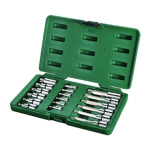 SATA, 18 Pc. 1/4” and 1/2” Drive Torx Bit Socket Set