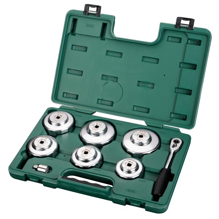 SATA, 8 Pc. End Cap Oil Filter Wrench Set
