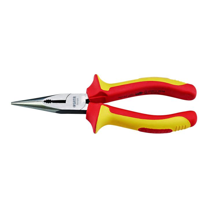 SATA, VDE Insulated Long Nose Pliers 8" - Image 4
