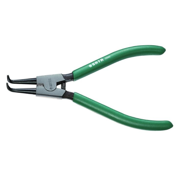 SATA, External Snap Ring Pliers, Curved 7"