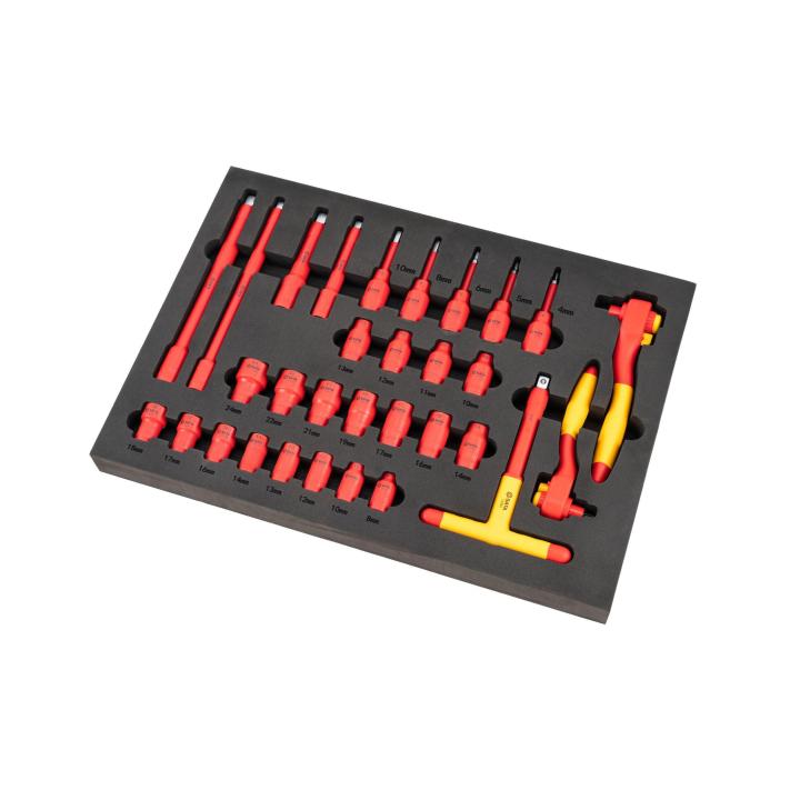 SATA, 68 Pcs VDE 1000V NEW ENERGY CAR Tool Set - Image 3