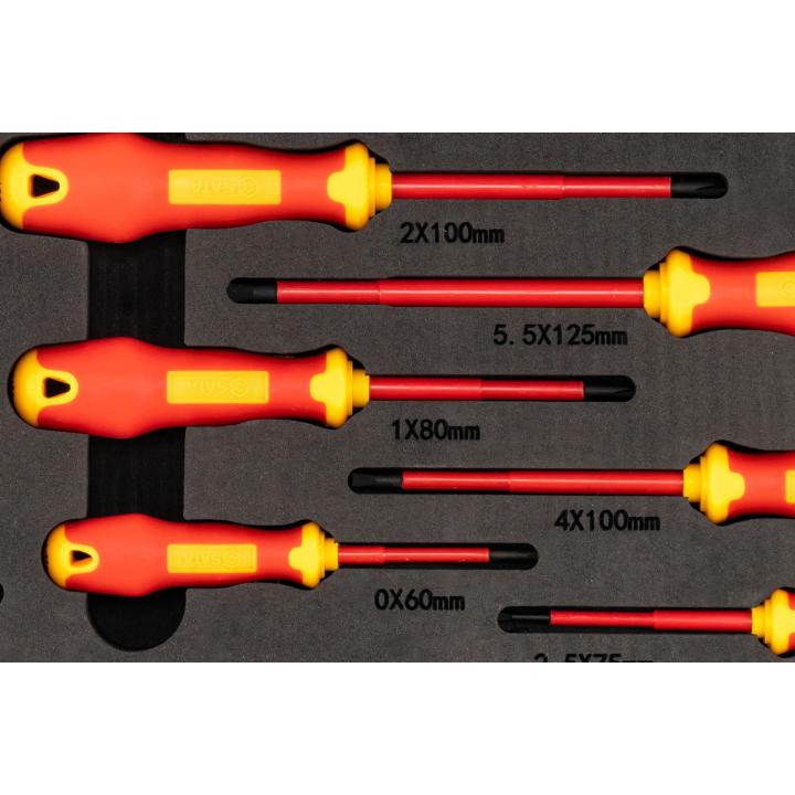 SATA, 68 Pcs VDE 1000V NEW ENERGY CAR Tool Set - Image 6