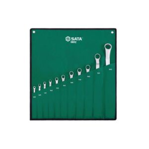 SATA,10 PCS METRIC DOUBLE OPEN END WRENCH 5.5-32 MM SET