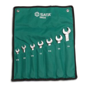 SATA, 7 PCS SAE DOUBLE RATCHETING WRENCH 5/16-3/4" SET