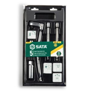 SATA, 5 Pc. 3/8” Drive Metric Spark Plug Socket Set