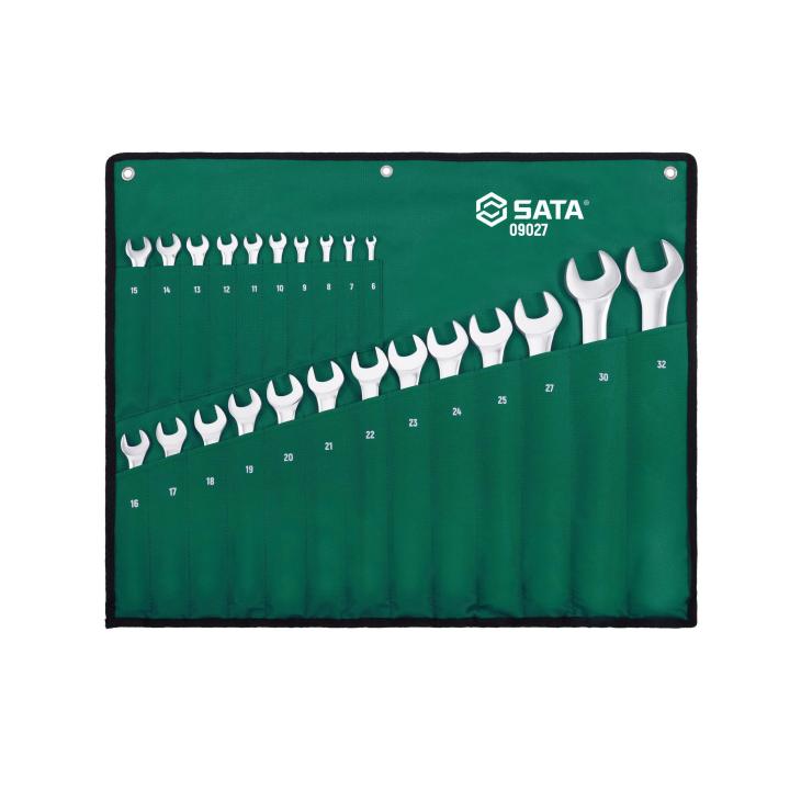 SATA, 23 Pc. Metric Combination Wrench Set - 6 - 32 MM - Image 3