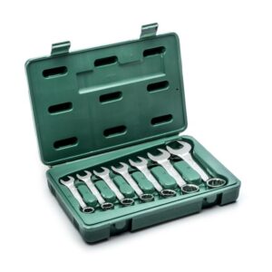 SATA,7 PCS STUBBY COMBINATION WRENCH 10-19MM SET.