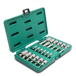 SATA ,18 PC. 1/4” AND 1/2” DRIVE BIT SOCKET SET