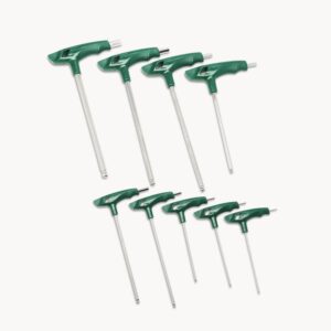 SATA, 9 PC. T-HANDLE BALL POINT HEX KEY SET
