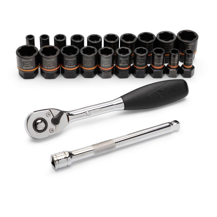 SATA, 23 PC. 1/4" and 3/8" Bolt Biter Set - Image 3