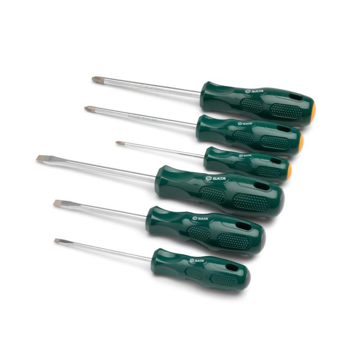 SATA, 6 Pc. Acetate Combination Screwdriver Set - Image 2