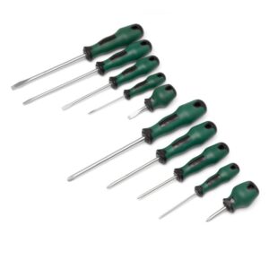 SATA,10 PCS CUSHION GRIP COMBINATION SCREWDRIVER SET