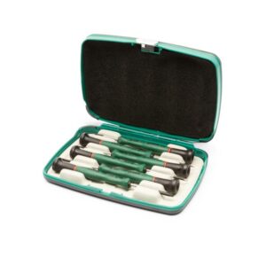 SATA, 6 PC. PRECISION SLOTTED SCREWDRIVER SET