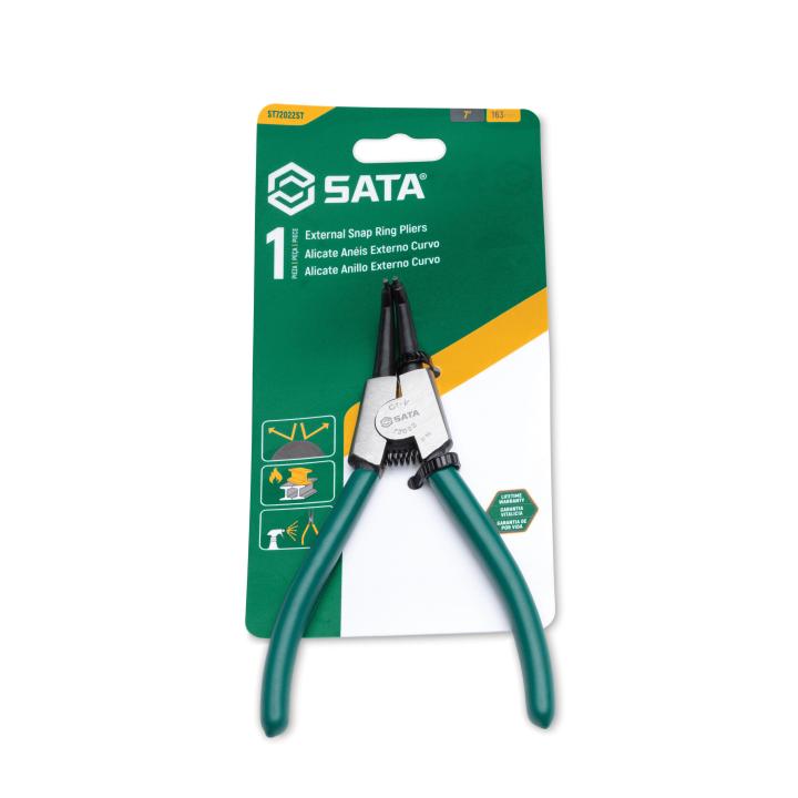 SATA, German Style External Snap Ring Pliers, Curved 7 - Image 2