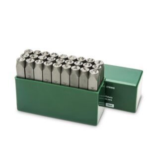 SATA, 27 PC. LETTER PUNCH SET 8MM