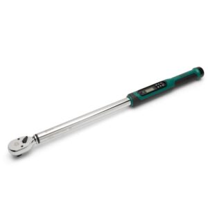 SATA, 1/2"DR ELECTRONIC TORQUE WRENCH, 72T Flex head, 34 - 340 NM